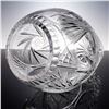 Image 5 : Cut Crystal Vase with Swirling Fan Motif