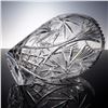 Image 6 : Cut Crystal Vase with Swirling Fan Motif