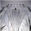 Image 7 : Cut Crystal Vase with Swirling Fan Motif