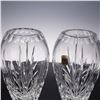 Image 2 : Pair of Hand Cut Lead Crystal Vases
