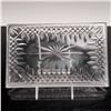 Image 2 : Waterford Lismore Cut Crystal Rectangular Tray