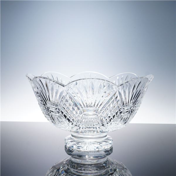 Waterford Crystal Aran Isles Footed Bowl Romance of Ireland