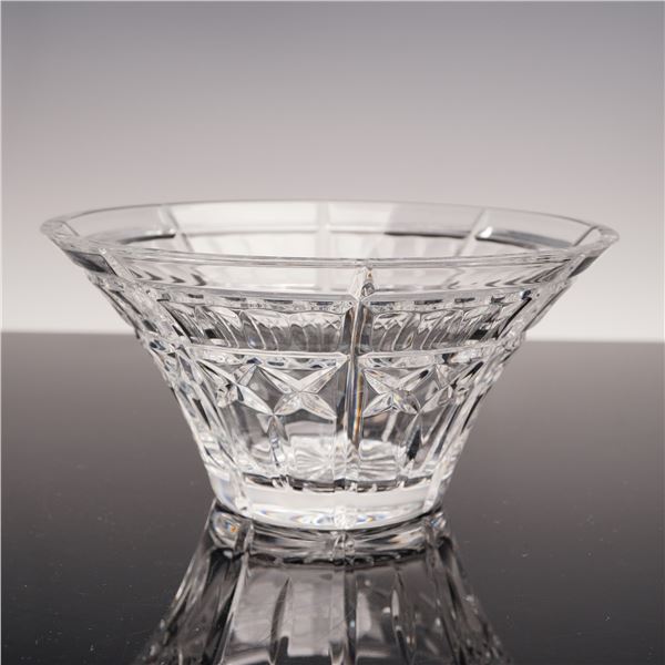 Waterford Crystal Round Bowl, Welcome Pattern