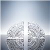 Image 1 : 2pc Waterford Crystal Bookends Fan Cut Design