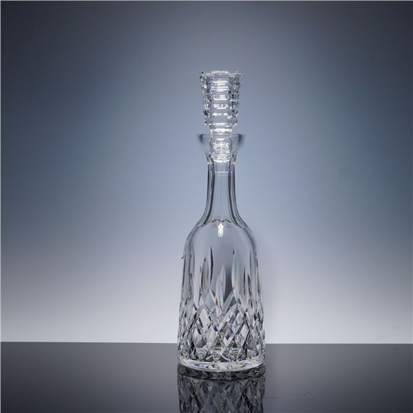 2pc Waterford Crystal Decanter and Stopper, Lismore