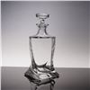 Image 2 : Bohemia Czech Lead Crystal Decanter with Twisted Base and Etched Design