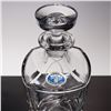 Image 3 : Bohemia Czech Lead Crystal Decanter with Twisted Base and Etched Design