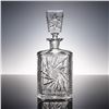 Image 1 : Brilliant Cut Crystal Whiskey Decanter with Square Stopper & Radiant Panel