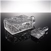 Image 4 : Brilliant Cut Crystal Whiskey Decanter with Square Stopper & Radiant Panel