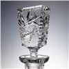 Image 5 : Brilliant Cut Crystal Whiskey Decanter with Square Stopper & Radiant Panel