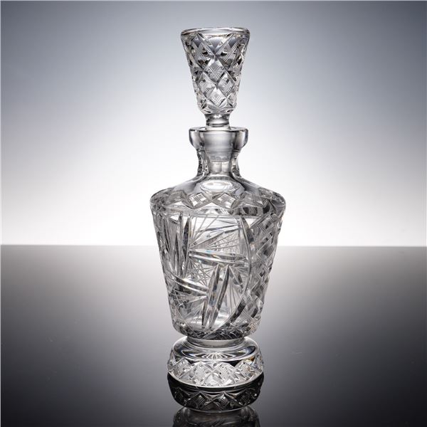 Brilliant Cut Lead Crystal Decanter with Stopper