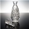 Image 4 : Starburst Elegance: Deep-Cut Crystal Decanter with Prism Stopper