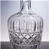 Image 3 : 2pc Brilliant Cut Crystal Decanter with Faceted Stopper