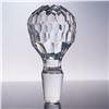 Image 5 : 2pc Brilliant Cut Crystal Decanter with Faceted Stopper
