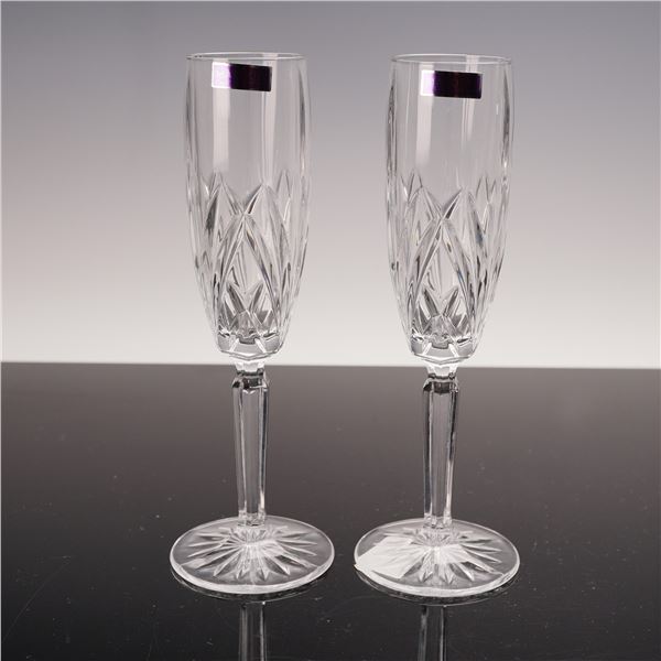 Pair of Marquis by Waterford Crystal Champagne Flutes