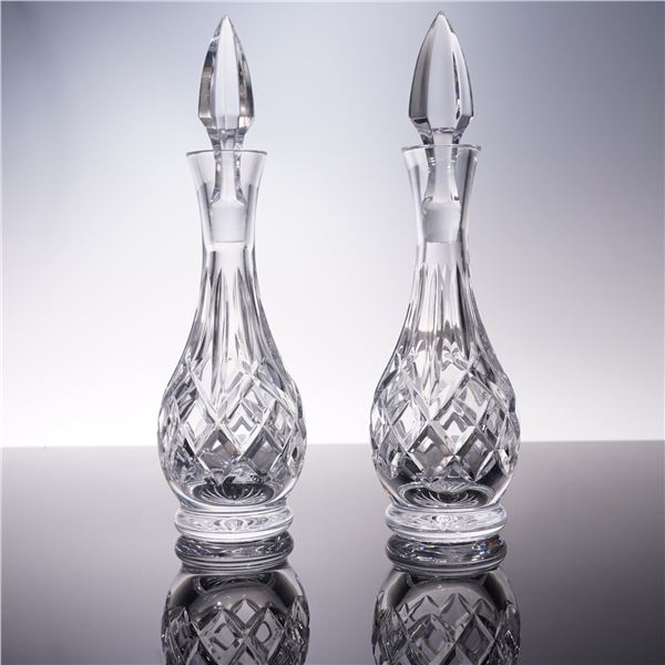 Pair of Araglin by Waterford Cruet and Stopper