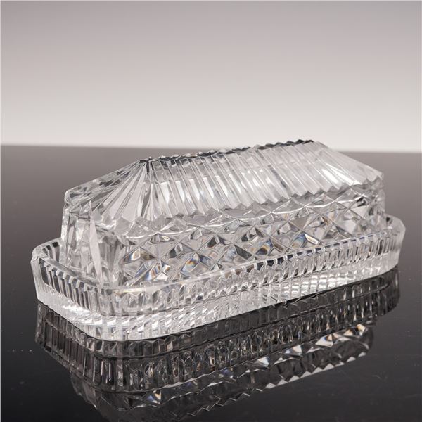 Waterford Crystal Covered Butter Dish