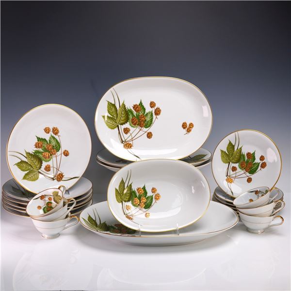 23pc Heinrich H&C Selb Bavaria Porcelain Dinnerware