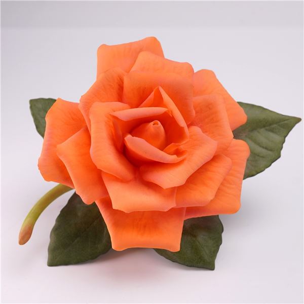 Boehm Porcelain Flower Sculpture, All American Rose Shreveport F305