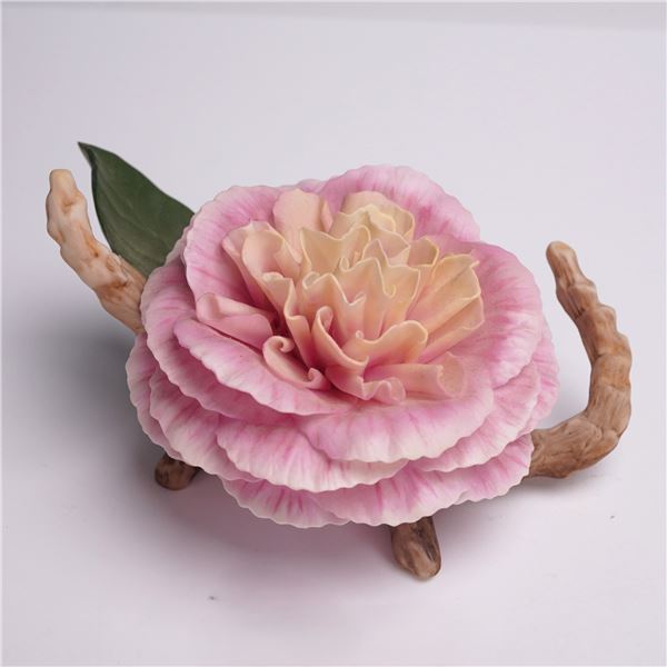 Boehm Porcelain Flower Sculpture, Pat Nixon Camellia F229