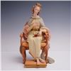 Image 1 : Laszlo Ispanky Porcelain Figurine Seated Queen with Rose