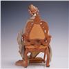 Image 3 : Laszlo Ispanky Porcelain Figurine Seated Queen with Rose