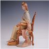 Image 4 : Laszlo Ispanky Porcelain Figurine Seated Queen with Rose