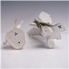 Image 4 : 2pc Lladro Figurines Girl with Geese and Turtle Dove