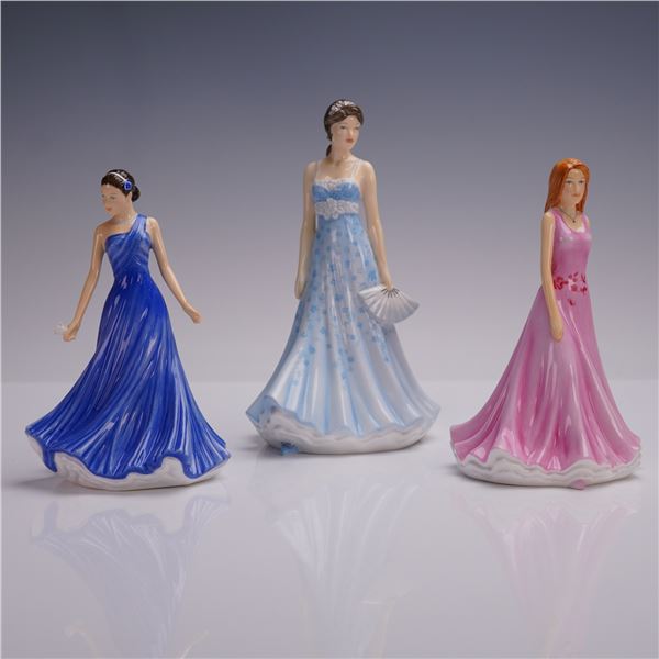 3pc Royal Doulton Figurines Set, Lottie, Stephanie, Liz