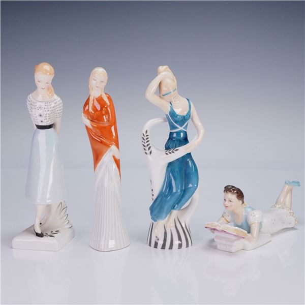 4pc Royal Doulton Figurines, Young Women Collection