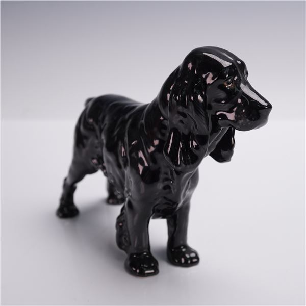 Royal Doulton Dog Figurine, Black Cocker Spaniel HN1020