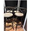 Image 1 : 4 swivel bar stools