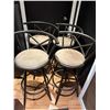 Image 2 : 4 swivel bar stools