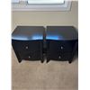 Image 1 : Pair of Black Nightside Tables