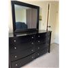Image 1 : Eight Drawer Dresser & Mirror