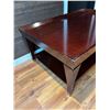 Image 2 : Two Tier Wooden Coffee Table