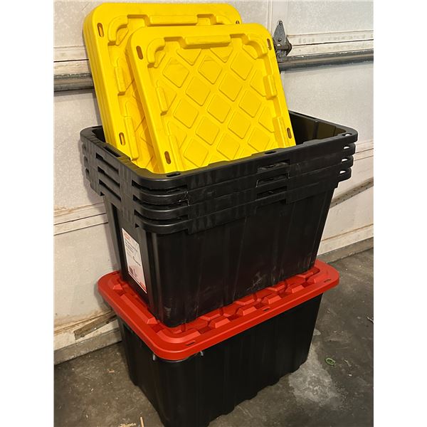 5 Totes with Lids
