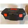 Image 1 : Black & Decker Plastic Tool Box with content