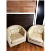 Image 1 : Pair of Pleather ArmChairs