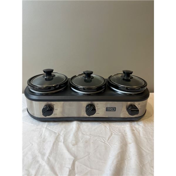 Tru Triple Crock Buffet Slow Cooker
