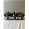 Image 1 : Tru Triple Crock Buffet Slow Cooker