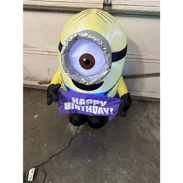 Inflatable Happy Birthday Minion