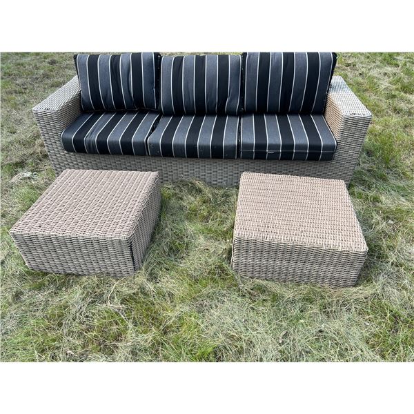 Beige Outdoor Couch