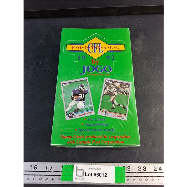 Jogo 1992 CFL Football Limited Trading Stamp Cards - Sealed, Authenticity Not Guaranteed