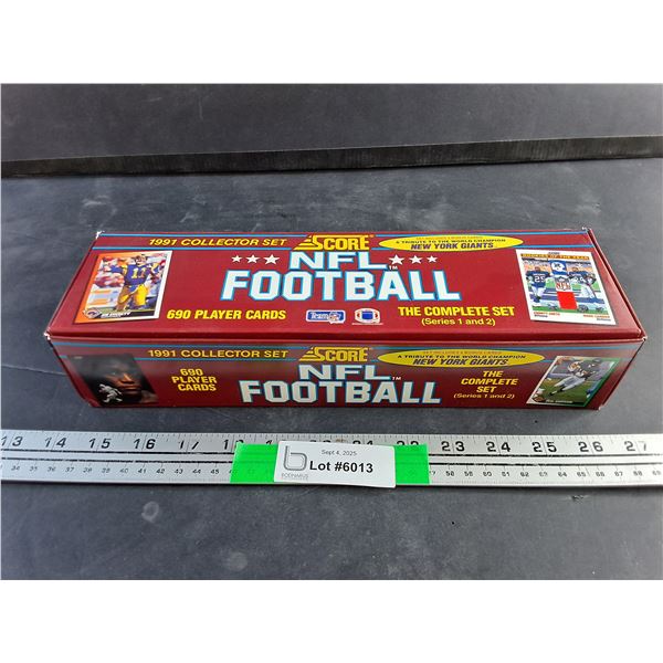 Score 1991 Collectors NFL Football Set - Authenticity Not Guaranteed