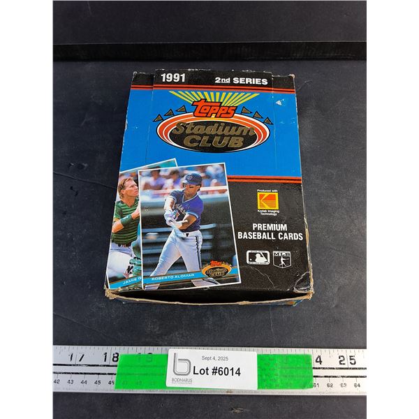 Topps 1991 2nd Series Stadium Club Premium Baseball Cards - Authenticity Not Guaranteed