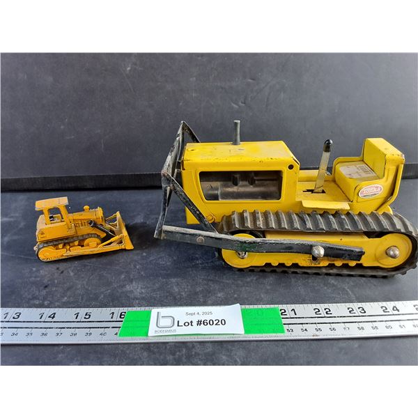 International & Tonka Die Cast Bulldozer Models
