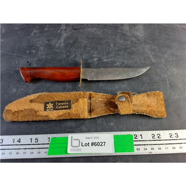 5" Fixed Blade Knife with Sheath