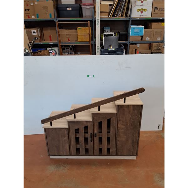 *Sloped Cabinet 45'' x 15.5'' x 38.5'' As Is CANNOT SHIP