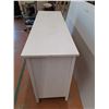 Image 3 : *White Wooden Dresser -63'' x 19.5 x 37.5'' As Is CANNOT SHIP